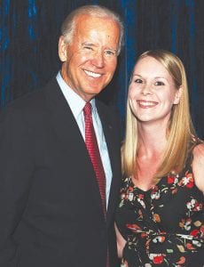 Katie Humphey, formerly of Grand Marais and a 2004 graduate of Cook County High School, met with Vice President Joe Biden after a campaign rally held in Minneapolis on August 21. Humphrey is a volunteer team leader and an organizing fellow for President Obama’s reelection campaign in Duluth, MN.