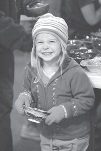 This little girl had a great time picking out a special bowl at last year’s Empty Bowls event. Community members are invited to take part in a Make-a-Bowl workshop at the Grand Marais Art Colony.