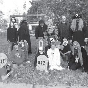 The “creep crew” has been practicing for the Haunted House on Third Street in Grand Marais. Stop by the haunted house on October 29 – 31 and for a donation to the Cook County Food Shelf, you can take part in the frightful tour.