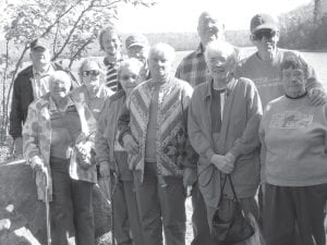 The Cook County Senior Center “Mystery Trip” in October took participants to Berglund’s farm and to Naniboujou Lodge for lunch. They also made several stops at scenic spots like this one along the way.