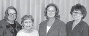 Northshore Area Partners announces the addition of Executive Director Jane Johnson to its area staff. Johnson is known to some North Shore residents as the former director of the Grand Marais Art Colony. (L-R) Mabel Tarlton, Chuckie Knudsen, Jane Johnson and Mary Aijala.