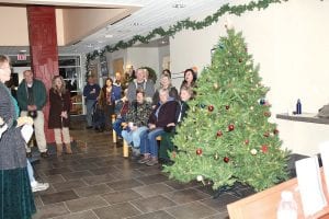 On one of the darkest nights of the year, Care Partners of Cook County made things a little brighter with its “Light up a Life” event at the North Shore Hospital. This year the tree of memories is inside, in the warm atrium between Sawtooth Mountain Clinic and the hospital. A book listing the names of those remembered stands in the lobby as well.