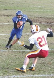 Over the last four years Viking quarterback Kale Boomer rushed for over 2,600 yards, passed for more then 2,500 yards and scored 73 touchdowns in the process. As productive as he was on offense, the Duluth News-Tribune recently honored Boomer for his defensive play as a savvy, hard-hitting free safety.