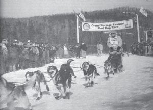 With the initial Gichigami Express Sled Dog Race set to step off this week, we thought it would be a good idea to feature the first running of the Grand Portage Passage Sled Dog Race. Local musher Dennis LaBoda started the race’s inaugural running on Sunday, Jan. 24, 1999. LaBoda finished the 300-mile race in 8th place. The winner was Mitch Seavey.