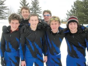 The Cook County Nordic boys’team enjoyed the excellent trails at the Nordic Section Seven meet at Giants Ridge on February 7. The energetic boys’ team is (L-R, front) Will Seaton, Levi Axtell, Ben Seaton, Joey Chmelik. (L-R, back) Sean MacDonell, Nate Carlson.