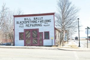 The Cook County Historical Society is applying for a grant from the Minnesota Historical Society that would allow it to purchase the Bally Blacksmith Shop in Grand Marais. The grant would require the county to own the property, although it could eventually turn its ownership over to the historical society. The building, built in 1911, is on the National Register of Historic Places. The society hopes to eventually open the building to tours.