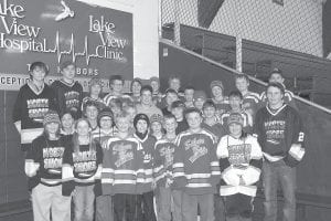 The Silver Bay Blue Line Club had a great season, thanks to the support of many North Shore businesses and individuals. The hard-working student athletes who qualified for this year’s S.K.A.T.E. (Skaters Keep Achieving Through Education) program are Justin Ketola, Tanner Ketola, Frankie Miller, Carter LeBlanc, Jack Wieben, Jake Bilben, Chase Bronikowski, Jarred Laberge, Gavin LeBlanc, Giovanni Marolt, Andrew Miller, Josh Prom, Nic Reineccius, Thomas Rowlee, Cameron Roy, Connor Somnis, Ethan Sporn , Peyton Westerlund, Nate Bilben, Ryan Bilben, Ryder McMillen, Timmy Perfetto, Lucas Stadler, Connor Sullivan, Riley Tiboni, Sully Tikkanen, Ero Wallin, Carter Zabrocki, Makenzie Dwyer, Maureen Dwyer, Jessie Ketola and Callie Klemmer.