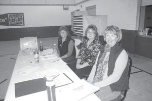 The turnout was low for the Tofte Township Election, which had no contested races. However, Election Judges (L-R) Julie Rannetsberger, Diane Norman and Tammy Rude were ready to help at the polls at the Birch Grove Community Center.