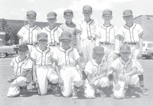 It is baseball season, but our local teams have been unable to play because of the lingering snow. So, it seemed like a good week to look back at teams from the past. Rick Nelson of Grand Marais shared this picture taken in 1964 of the Twins. The young ball players were (L-R, front) Karl Sobanja, Pat Hennessy, Mike Hennessy, Rick Nelson, Tim Critchley. (L-R, back) Scott Beckman, Steve Sande, Max Benson, Ralph Johnson, Steve Anderson, Brad Cramblet.