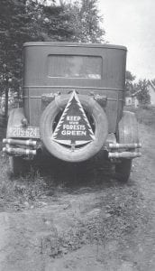 The Cross River Heritage Center in Schroeder opens May 24 with an interesting exhibit about forest fires in the Arrowhead Region. The exhibit includes news articles, oral histories and photos, like this one of a forestry vehicle.