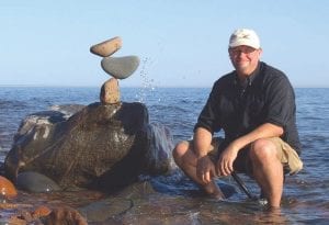 Master rock balancer Peter Juhl will be teaching the mysteries of his craft at Sugarloaf Cove on July 6. He will also help participants create their own amazing rock sculptures down on the beach.