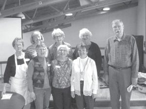 The Schroeder Area Historical Society (SAHS) board served a great ham dinner at their annual meeting on June 15, 2013 at the Schroeder Town Hall. Entertainment was provided by Joyce Krueger, John Markwell and Roger Livdahl. Brett Ewald from the U. S. Forest Service spoke about the history of the Civilian Conservation Corps. Pictured here are SAHS board members (L-R, front) Dory Spence, Deonn Cicak, Secretary Barb Livdahl and out-going President Andrea Peterson. (L-R, back) Leona Scherer, President Linda Lamb, Judy Brisky and Treasurer Jim Tveekrem.