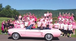 There was a great turnout for the Rally for the Cure Women’s Golf Scramble at Superior National at Lutsen on Sunday, July 21. Superior National hosted 81 pink-clad golfers who golfed an 18-hole Scramble and took part in other fun activities.