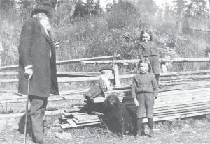 Colonel William Colvill is pictured here on his estate in Cook County with the Hussey children. The Husseys were Colonel Colvill’s caretakers. Colvill bequeathed his homestead to the Hussey family. Learn more about Colonel Colvill and other Minnesota Civil War soldiers beginning at 10 a.m. at “A Day of Civil War History” at the Cook County Historical Society Museum on Saturday, August 24.