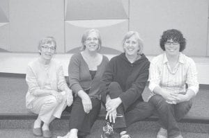 Bringing Dix Tableaux to the Grand Marais Playhouse are cast members Janet Healey, Beth Farone, Marcia Hyatt and director Susan Kelnberger. This story of friendship spans 10 years of the characters’ lives. The play opens Thursday, Aug. 22.