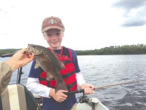 Flynn Henderson, 10, from St. Paul caught this 17-inch smallmouth while out fishing with his sister and dad with Joe’s Inland Guide Service. They also took home a meal of walleye.