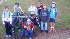 As school begins, so does the effort to create a safe environment for walking and biking to school. The Safe Routes to School program kicked off on Wednesday, September 4, 2013 with a “Walking School Bus.” Students and parents joined the route at many Grand Marais locations to walk to school, led by members of local law enforcement. A number of students rode their bicycles.