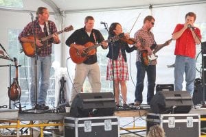 The Spruce Roots aka Eric Frost and Friends were one of the many talented groups that got dancers on their feet.