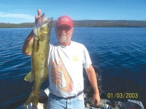 Longtime fishing guide Dennis Todd, doing what he loved best.