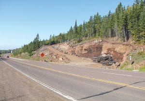 What is happening on the hill above the Grand Marais water tower? The excavation by Jason Hill Excavating and Lamb Construction Corporation has made Gunflint Trail motorists curious. The work is for the entrance to Superior Zipline Adventures, a Zipline being constructed by Matt Geretschlaeger of Grand Marais.