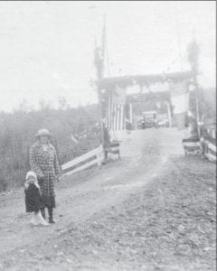 At the age of 5 years, in 1924, young Madeleine Cross, with family, including her mother (also named Madeleine) visited the North Shore. They traveled from Minneapolis by auto to Duluth and then boarded the steamship America, making stops in Lutsen, Grand Marais, Grand Portage, Isle Royale and Port Arthur. Little Madeleine is pictured here with her mother at what was then the international border crossing at Pigeon River. The photo was shared by the Mark and Cathy Dobbelmann family of Eagan, Minn. Little Madeleine is Mark Dobbelmann’s mother.