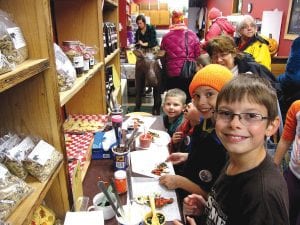 Businesses were bustling during Moose Madness on October 18 - 20. The cookie decorating at Gunflint Mercantile was very well attended and there were lots of smiles.