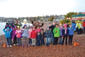 Anna Klobuchar, Moose Madness festival organizer, said the weekend sees more and more attendees each year. Despite the weather there was a great turnout for the 2013 Moose Mosey/Rut Run which featured a soggy seagull (Joynes Department Store’s Skippy) and moist moose, Murray. Klobuchar said, “See you next year!”