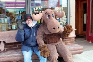 It’s fun to be silly. No one could resist a hug or a handshake from Murray the Moose during the Moose Madness Festival in Grand Marais, October 18 – 19, 2013. Check out more photos and the Cook County News-Herald “Moose on the Loose” cartoon contest winners on page A3.