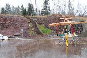 The Ray Berglund State Wayside on the Onion River in Tofte is getting a facelift. The improvements at the wayside rest, which include a new public restroom, are expected to be completed by December 31 and will be open for public use in the spring.