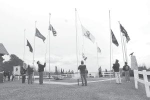 The traditional flag-raising ceremony will be held at sunrise on Veterans Day, Monday, Nov. 11 at the Grand Portage Veterans Monument at the Log School. The Grand Portage Bay American Legion will host other Veterans Day events beginning with a drum ceremony at 10:30 a.m.