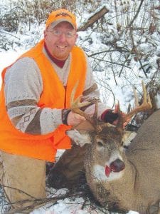 Todd Bullock is another successful Cook County hunter who got a nice buck this hunting season—and won an all-terrain vehicle in the statewide Big Buck Challenge. Bullock’s 10-point buck weighed 199.88 pounds and won in the under 200-pounds category of the contest.