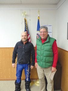 At the PUC’s first meeting of 2014, Adam Harju (left) was reappointed to serve as the board's vice chair and Karl Hansen will serve once again as chair of the Grand Marais Public Utilities Commission (PUC).