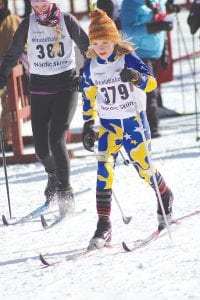 Robin Henrickson (379) placed second in her age group at the Junior High Nordic Championships.