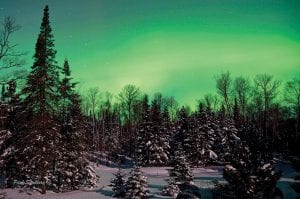 Cook County residents lucky to be awake after midnight on Wednesday, February 19 were treated to a wonderful Northern Lights display. Paul Sundberg took this beautiful photo of Aurora Borealis from the porch at his Pike Lake area home.