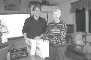 After the Northeastern Minnesotans for Wilderness presentation on the PolyMet supplemental draft environmental impact statement (SDEIS) Frank Moe and Jane Reyer answered questions about the unwieldy environmental study, which fills these two binders.