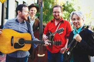 The Anger-Walsh-Gordy Quartet, a “21st Century String Band,” featuring virtuosos Darol Anger, Joe Walsh, Grant Gordy, and Karl Doty will be in concert at the Arrowhead Center for the Arts on Saturday, March 15, 2014.