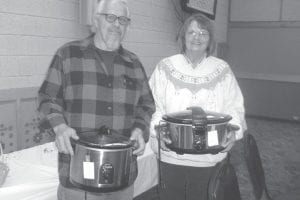 A great time was had by all at the Grand Portage Elders St. Patrick’s Day Stew Cook Off and Meat Bingo fundraiser celebration. There was a tie for the most stupendous stew at the Cook Off. Sharing bragging rights are Rick Johnson and Judy Ranta.