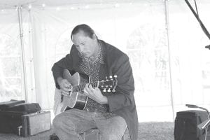 Briand Morrison is a frequent performer at local venues. He is pictured here sharing an original composition at the WTIP Radio Waves music festival. Thanks to a Minnesota State Arts Board grant, Morrison will soon have a CD of 12 original tracks. A CD release concert will be held at the Arrowhead Center for the Arts in September 2014.