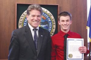 DJ was able to meet and observe several legislators and Minnesota Secretary of State Mark Ritchie, who explained the meaning of the seal of the Secretary of State.