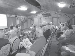 Citizens interested in the Minnesota Pollution Control Agency’s new watershed restoration and protection strategies attended a meeting at Gunflint Lodge on Thursday, June 19. MPCA speakers shared information about the Rainy River Headwaters, which covers 1,890,689 acres and includes 3,531 lakes and an additional 362,218 acres of wetlands.