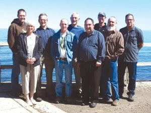 Visit Cook County board members are (L-R) Adam Van Tassel of Clearwater Lodge; Nancy Burns of Lutsen Resort; Dennis Rysdahl of Bluefin Bay; Michael O’Phelan of Cascade Lodge; Bob McCloughan of Bearskin Lodge; Frank Vecchio of Grand Portage Lodge & Casino; Dave Tersteeg of the Grand Marais Recreation Park & Campground; Jim Vick of Lutsen Mountains and Bill Hansen of Sawbill Canoe Outfitters. (Not pictured are: Mark Sandbo of Grand Marais Hotel Company; Stephanie Slanga of East Bay Suites and Charles Skinner of Lutsen Mountains.)