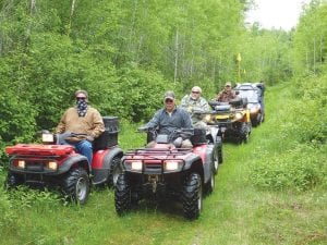 The Cook County ATV Club held its summer Kick Off and Membership Party on Saturday, June 21, gathering at The Landing at Devil Track and hitting the trails. The bugs were bad, but the rain held off and riders had a great time.