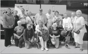 Grand Portage Elders who attended the Wisdom Steps Conference at Jack Pot Junction in Morton, Minnesota were (L-R, front) Jonnie Barton, Dido Swader, Doris Blank, Carol Conrad: (L-R, back) Judy Ranta, Patty Winchell-Dahl, Marie Spry, Vivian Carlson, Ralph Tesser, Bob and Eddie Hertzberg, Ellen Olson, Dottie Griffith and Carol Hackett.