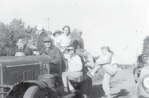 With the Grand Marais Art Colony celebrating the Arts Festival last weekend and the Johnson Heritage Post preparing for a retrospective exhibit on Art Colony founder Birney Quick, it’s the perfect time to share this photo from Teresa Chmelik. The picture is from her parents’ photo collection of the time they spent in Grand Marais in 1952 -1953. The couple met as students at the Art Colony. Teresa’s mom, Ginny Pottsmith, is standing behind the driver. The picture shows an interesting mode of transportation for art students, who were heading to a painting location—with fishing poles in hand as well. The photo, for some reason, is labeled “Weed Buster.” Does anyone know why?