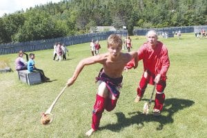 Lots of action with lacrosse (left) and a Punch and Judy show during Rendezvous Days Aug. 8-10.