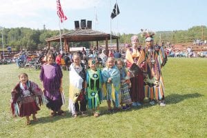 All of the young people who danced in the Princess and Brave Contest did a wonderful job. They were (L-R) Liberty Porter, Hunter Childs, Christina James, Junior Brave Tristan Olson, Tiny Tot Princess Alexis Denny, Junior Princess Mika LeGarde, Senior Princess Allaura LeGarde and Senior Brave Christopher LeGarde.