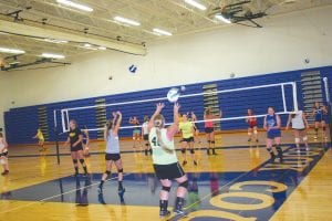 In the late afternoon the Cook County High School gymnasium has been alive with the sounds of more than 30 young ladies practicing volleyball in their preparation for the upcoming season. Head coach Pam Taylor has a nice mix of older and younger players to assemble a varsity squad, and the Vikings should do well in the Polar Conference this season.