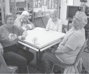 There is always something happening at the Senior Center. Come join us to play 500 on Friday afternoons.