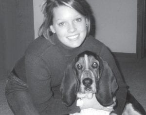 Megan Bauer (pictured with her beloved dog Josie) died of suicide March 27, 2013, at the age of 33. Her father, John Bauer is leading a project to create a special exhibit to educate people about suicide.