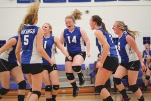 Emotions ran high for the CCHS volleyball team following their game 2 win against South Ridge. Although the Vikings didn’t win the match, they did give the very tough Panther team a good run for their money.